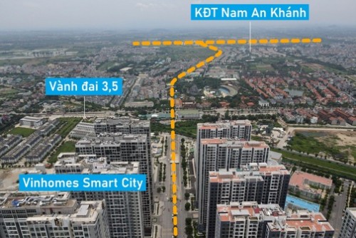 Loạt đường quy hoạch nối Vinhomes Smart City với các dự án phía tây Hà Nội
